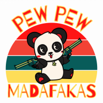 Funny Panda With Guns